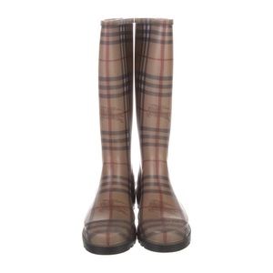 Burberry Rubber Mid-Calf Rain Boots